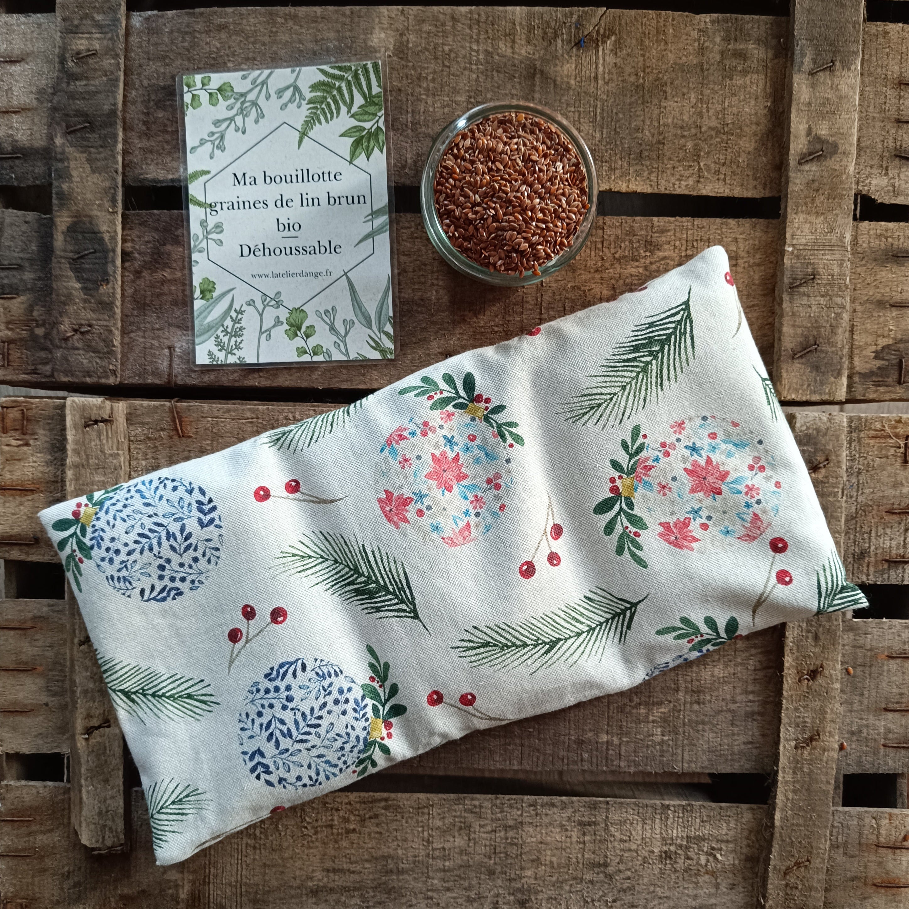 Bouillotte graines de lin brun Bio